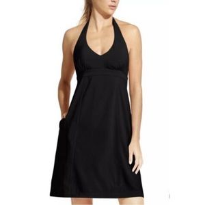 Athleta | Pack Everywhere | Black | Halter | Dress | Size 6